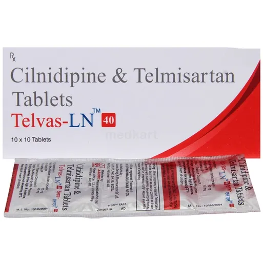 telvas ln 40mg tablet 10's